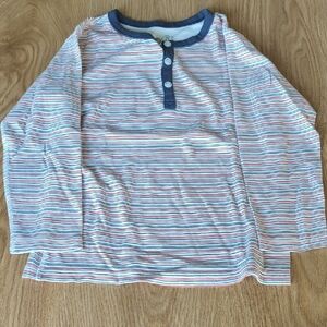 Sofft Multicolor Striped Long Sleeve Henley